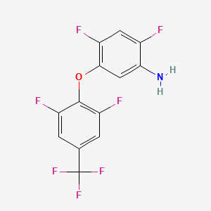 5-[2,6-Difluoro-4-(trifluoromethyl)phenoxy]-2,4-Difluoroaniline