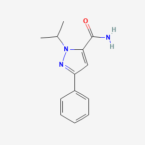 1-isopropyl-3-phenyl-1H-pyrazole-5-carboxamide