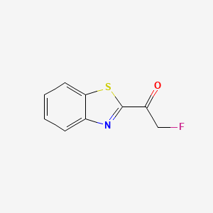 molecular formula C9H6FNOS B13425885 1-(1,3-Benzothiazol-2-Yl)-2-Fluoroethanone 