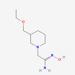 (Z)-2-(3-(ethoxymethyl)piperidin-1-yl)-N'-hydroxyacetimidamide