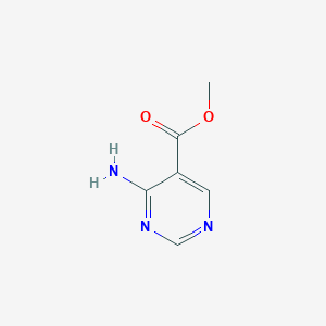 molecular formula C6H7N3O2 B1342599 4-氨基嘧啶-5-甲酸甲酯 CAS No. 714975-53-8