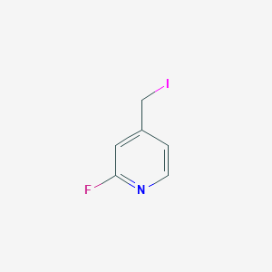 2-Fluoro-4-(iodomethyl)pyridine