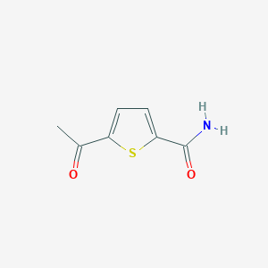 molecular formula C7H7NO2S B1342601 5-乙酰噻吩-2-甲酰胺 CAS No. 68257-89-6
