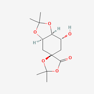 Tetrahydro-7-hydroxy-tetramethylspiro[1,3-benzodioxole-[1,3]dioxolan]-5'-one