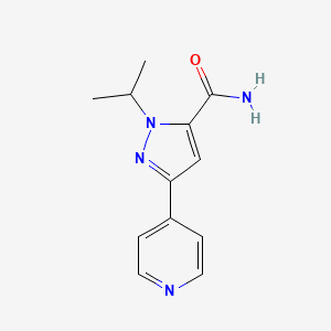 1-isopropyl-3-(pyridin-4-yl)-1H-pyrazole-5-carboxamide