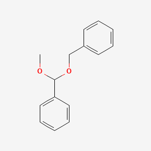 molecular formula C15H16O2 B13426071 Benzaldehyde Benzyl Methyl Acetal 