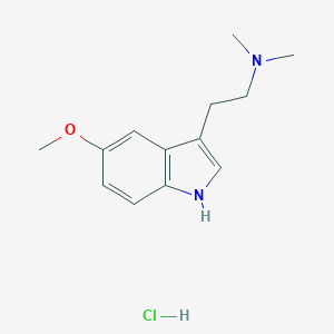molecular formula C13H19ClN2O B134261 5-甲氧基-N,N-二甲基色胺盐酸盐 CAS No. 2427-79-4
