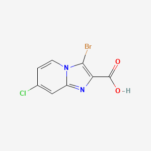 3-Bromo-7-chloroimidazo[1,2-a]pyridine-2-carboxylic acid