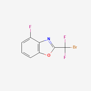 2-[Bromo(difluoro)methyl]-4-fluoro-1,3-benzoxazole