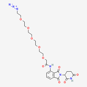 17-Azido-N-(2-(2,6-dioxopiperidin-3-yl)-1,3-dioxoisoindolin-4-yl)-3,6,9,12,15-pentaoxaheptadecanamide