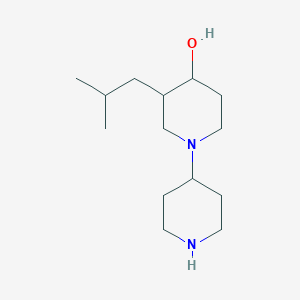 3-Isobutyl-[1,4'-bipiperidin]-4-ol