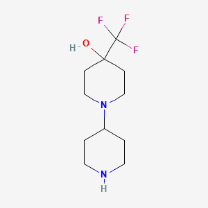 4-(Trifluoromethyl)-[1,4'-bipiperidin]-4-ol