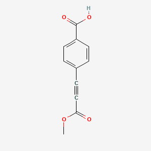 4-(3-Methoxy-3-oxoprop-1-yn-1-yl)benzoic acid