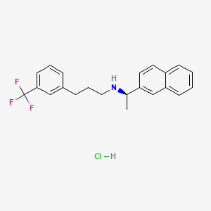 (AlphaR)-Alpha-Methyl-N-[3-[3-(trifluoromethyl)phenyl]propyl]-2-naphthalenemethanamine Hydrochloride