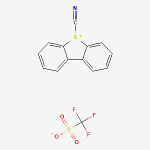 5-Cyano-5H-dibenzo[b,d]thiophenium triflate