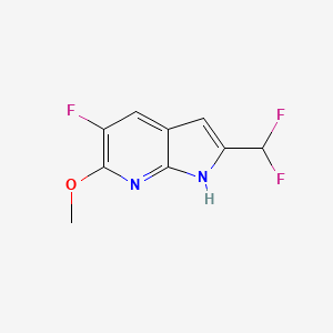 2-(Difluoromethyl)-5-fluoro-6-methoxy-1H-pyrrolo[2,3-b]pyridine