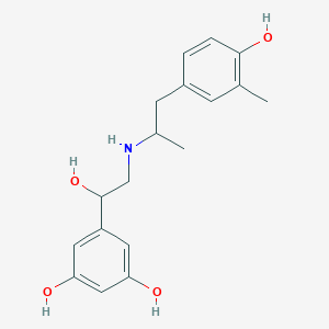 5-[(1RS)-2-[(1RS)-2-(4-hydroxy-3-methylphenyl)-1-methylethyl]amino-1-hydroxyethyl]benzene-1,3-diol