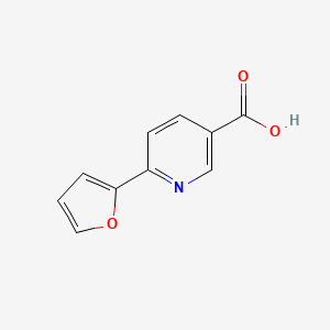 molecular formula C10H7NO3 B1342637 Acide 6-(furan-2-yl)nicotinique CAS No. 884507-36-2