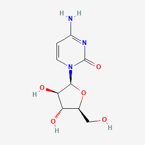 4-amino-1-[(2S,3R,4R,5S)-3,4-dihydroxy-5-(hydroxymethyl)tetrahydrofuran-2-yl]pyrimidin-2-one