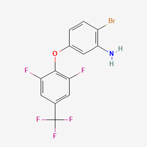 2-Bromo-5-[2,6-difluoro-4-(trifluoromethyl)phenoxy]aniline