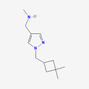 ({1-[(3,3-dimethylcyclobutyl)methyl]-1H-pyrazol-4-yl}methyl)(methyl)amine