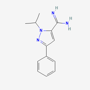 1-isopropyl-3-phenyl-1H-pyrazole-5-carboximidamide