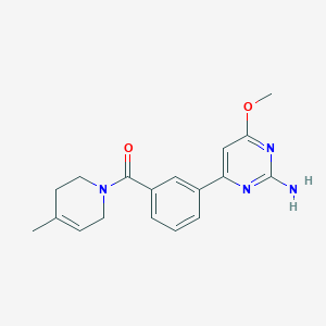 [3-(2-Amino-6-methoxy-4-pyrimidinyl)phenyl](3,6-dihydro-4-methyl-1(2H)-pyridinyl)-methanone