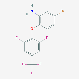 5-Bromo-2-[2,6-difluoro-4-(trifluoromethyl)phenoxy]aniline