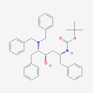 tert-butyl N-[(2R,4S,5S)-5-(dibenzylamino)-4-hydroxy-1,6-diphenylhexan-2-yl]carbamate