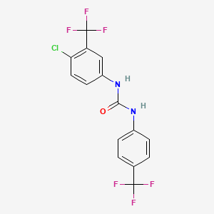 1-(4-Chloro-3-(trifluoromethyl)phenyl)-3-(4-(trifluoromethyl)phenyl)urea