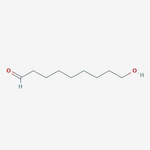 molecular formula C9H18O2 B13426770 9-Hydroxynonanal CAS No. 22054-15-5