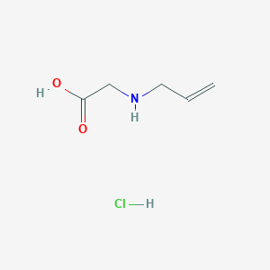molecular formula C5H10ClNO2 B1342687 2-(烯丙氨基)乙酸盐酸盐 CAS No. 3182-78-3