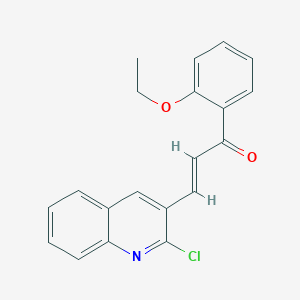 (E)-3-(2-Chloroquinolin-3-yl)-1-(2-ethoxyphenyl)prop-2-en-1-one