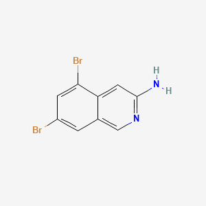 5,7-Dibromoisoquinolin-3-amine