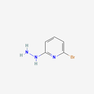 molecular formula C5H6BrN3 B1342697 2-溴-6-肼基吡啶 CAS No. 26944-71-8