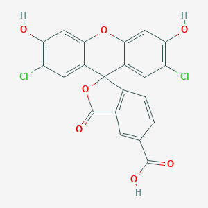 molecular formula C21H10Cl2O7 B134270 5-羧基-2',7'-二氯荧光素 CAS No. 142975-81-3