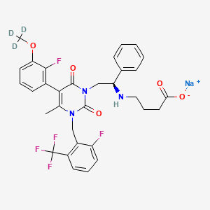 Elagolix Methoxy-d3 Sodium Salt