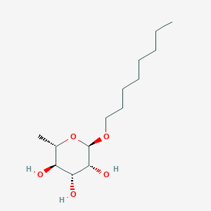 (2S,3R,4R,5R,6R)-2-methyl-6-octoxyoxane-3,4,5-triol