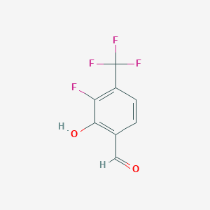 3-Fluoro-2-hydroxy-4-(trifluoromethyl)benzaldehyde