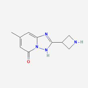 2-(Azetidin-3-yl)-7-methyl-[1,2,4]triazolo[1,5-a]pyridin-5-ol