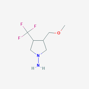 3-(Methoxymethyl)-4-(trifluoromethyl)pyrrolidin-1-amine