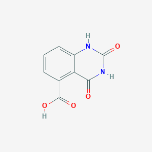 molecular formula C9H6N2O4 B1342714 2,4-二氧代-1,2,3,4-四氢喹唑啉-5-羧酸 CAS No. 5715-10-6