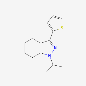 1-isopropyl-3-(thiophen-2-yl)-4,5,6,7-tetrahydro-1H-indazole