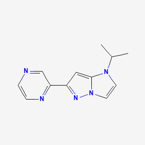 1-isopropyl-6-(pyrazin-2-yl)-1H-imidazo[1,2-b]pyrazole