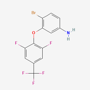 4-Bromo-3-[2,6-difluoro-4-(trifluoromethyl)phenoxy]aniline