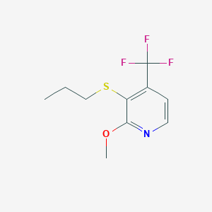 2-Methoxy-3-propylthio-4-(trifluoromethyl)pyridine