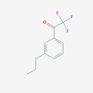 2,2,2-Trifluoro-1-(3-propylphenyl)ethan-1-one