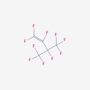 molecular formula C5F10 B13427219 1,1,2,3,4,4,4-Heptafluoro-3-(trifluoromethyl)but-1-ene CAS No. 21581-82-8