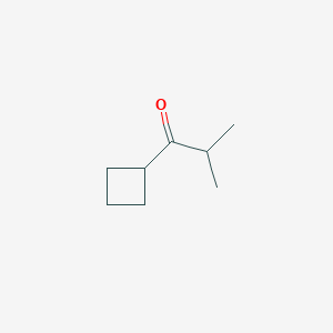 molecular formula C8H14O B13427220 1-Cyclobutyl-2-methylpropan-1-one 