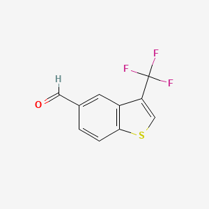 3-(Trifluoromethyl)-1-benzothiophene-5-carbaldehyde